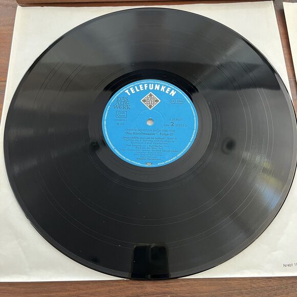 J. S. Bach Das Kantatenwerk Complete Cantatas Vol 21 LP Box Set 1978 Telefunken - Picture 5 of 8
